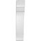 Ekena Millwork 3 1/2-in. W x 6-in. D x 18-in. H Olympic Architectural Grade PVC Knee Brace BRCP035X06X18OLY - alternate 4
